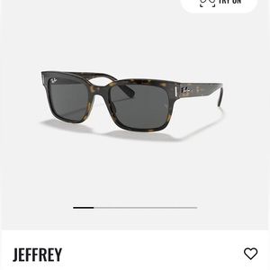 Ray-Ban Jeffrey Sunglasses Havana Tortoise 55mm